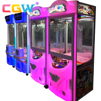 Machine à griffes de carnaval CGW Candy, jeu de griffes de carnaval, machine à griffes à bas prix avec accepteur de billets