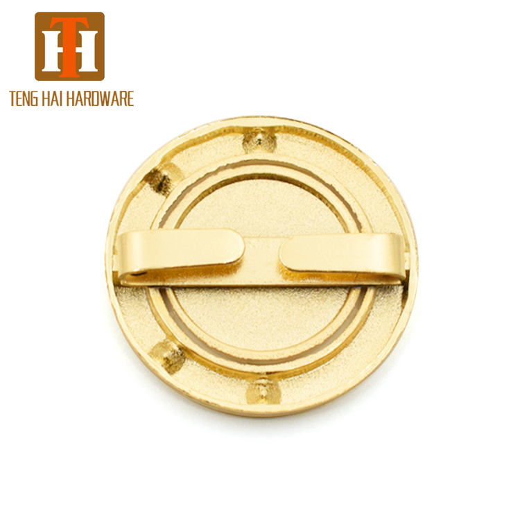 Custom Logo Printed Metal Tags for Designer Handbags