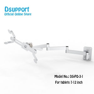 Full Motion Metal Tablet <strong>PC</strong> <strong>Stand</strong> with Wall/Ceiling Mounts &amp; Desk <strong>Stand</strong> 46.5cm for Length Model DS-PO-2-1 - Product Image 6