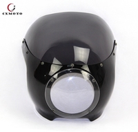 5 carénages de couverture de phare avant de moto 3/4 "pour Harley Custom Cafe Racer Sportster Dyna Glide