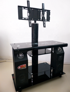 Soporte de <span class=keywords><strong>TV</strong></span> de Vidrio Foshan con <span class=keywords><strong>Audio</strong></span> <span class=keywords><strong>y</strong></span> Estante de <span class=keywords><strong>TV</strong></span> de Metal - Product Image 3