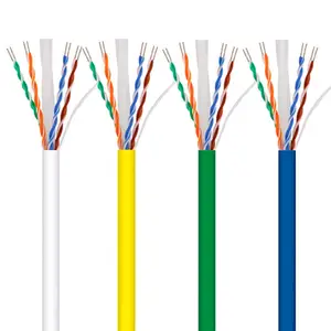 Kabel Lan Ethernet Jaringan Hitam Biru Hijau Merah Kuning Putih Abu-abu Kabel Cat6