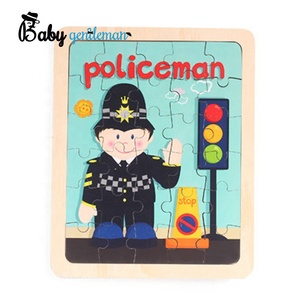 Custom fireman children educational wooden <span class=keywords><strong>puzzle</strong></span> for wholesale Z14289C - Product Image 3