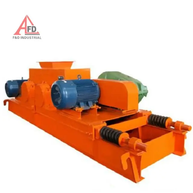 Automatical Double Toothed Roll Crusher Coal Crusher Machine No Dust Pollution