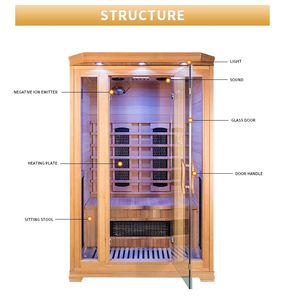 Chambre <span class=keywords><strong>sunna</strong></span> infrarouge en bois pour capacité de 2 personnes au meilleur prix - Product Image 3