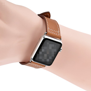Barato para iwatch bandas, mens cuero bandas de reloj para <span class=keywords><strong>Apple</strong></span> <span class=keywords><strong>Watch</strong></span> reemplazo Correa con hebilla de metal - Product Image 6