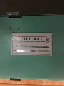 TEHX C1501 Tajima Tek Kafa bilgisayarlı Kullanılan Nakış Makinesi