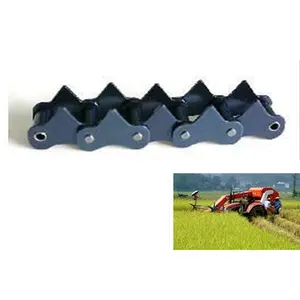 ISO DIN standard carbon steel pitch 12.7mm 415D1 agricultural rice harvester chains