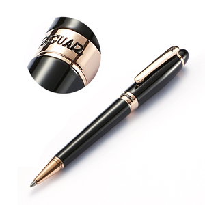 JR4002 Best Writing Twist Rugby-Shaped top tube design Gift Ball Point Pen Heavy Advertising Personalized Metal Pens - Product Image 1