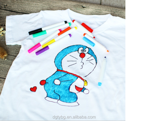 Commercio all'ingrosso facile pulizia di colore super lavabile tessuto pennarello marcatore permanente textile marker - Product Image 4