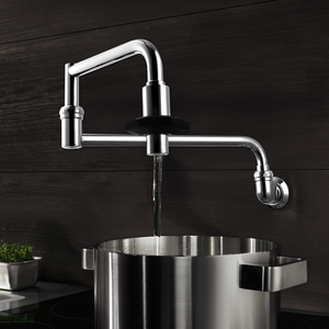 Montaje en pared plegable 360 giratorio doble junta Caño fregadero de cocina grifo de agua grifo <span class=keywords><strong>Pot</strong></span> <span class=keywords><strong>Filler</strong></span> - Product Image 5