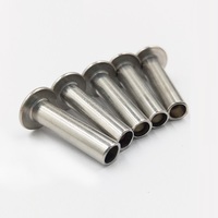 Rivets en acier inoxydable 304 à tête ovale semi-tubulaires pour lit et chaise pliants
