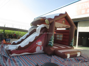 Vente en gros d'usine : <span class=keywords><strong>Château</strong></span> gonflable de Noël de haute qualité avec toboggan, thème hiver, idéal pour la <span class=keywords><strong>location</strong></span> événementielle - Product Image 6