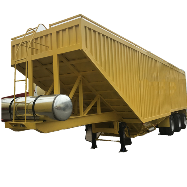 Large Capacity Agricultural Grain Transportation Corn Delivery Semi Trailer