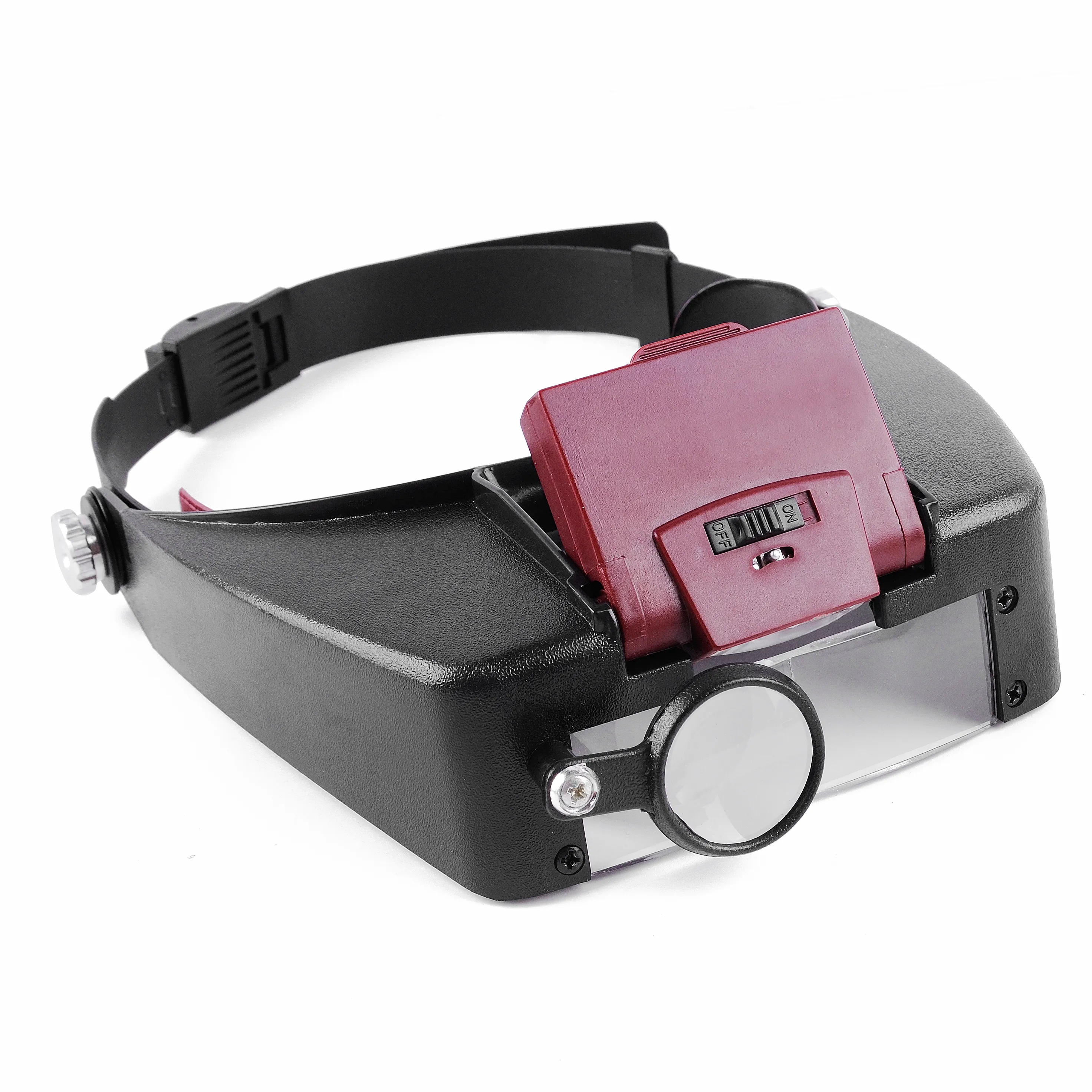 Led Light Head Lamp Magnifying Glass Jeweler Loupe 1.5X 3x 2X 8.5X 10X light headband magnifier