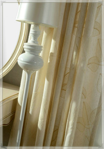 Rideaux de lin en broderie française <span class=keywords><strong>lambrequin</strong></span> store banne - Product Image 5