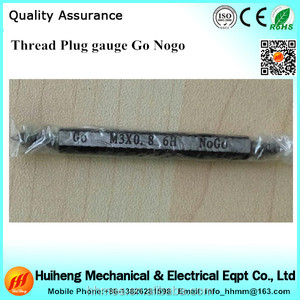 Da la bienvenida Modificado Rosca Métrica Plug Medidores M3X0.8 Enchufe de calibre Nogo - Product Image 1