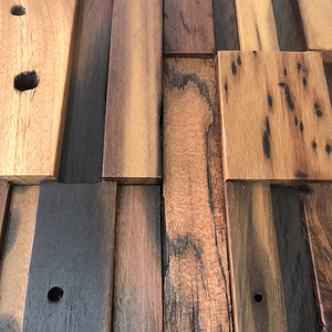 <span class=keywords><strong>Antico</strong></span> decorativo di legno della parete effetto tessere di mosaico - Product Image 4