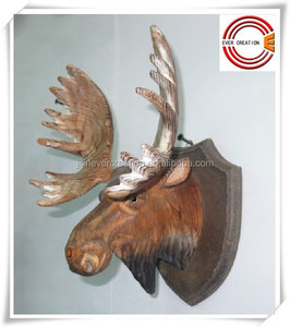 Offre Spéciale naturel 3d sculpté à la main en <span class=keywords><strong>bois</strong></span> <span class=keywords><strong>de</strong></span> tête <span class=keywords><strong>de</strong></span> <span class=keywords><strong>cerf</strong></span> animal pour la décoration <span class=keywords><strong>de</strong></span> la maison - Product Image 2