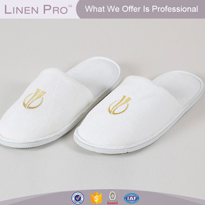 Pantuflas de Hotel de Terciopelo de Algodón con Suela de Eva para Pantuflas de Hotel <span class=keywords><strong>Ritz</strong></span> <span class=keywords><strong>Carlton</strong></span> - Product Image 3