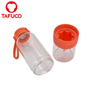 Hot Sale from fresh water flask 500ml glass cup for drink water lemon - Product Image 5