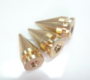 หมุดแหลม 8x13 มม. ทำจากโลหะผสม แบบเกลียว สำหรับงานหนัง - Product Image 1