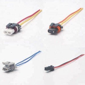 18AWG Kabel 15Cm 2 Pin Pengaman Kawat, Konektor Pigtail Tahan Air - Product Image 1