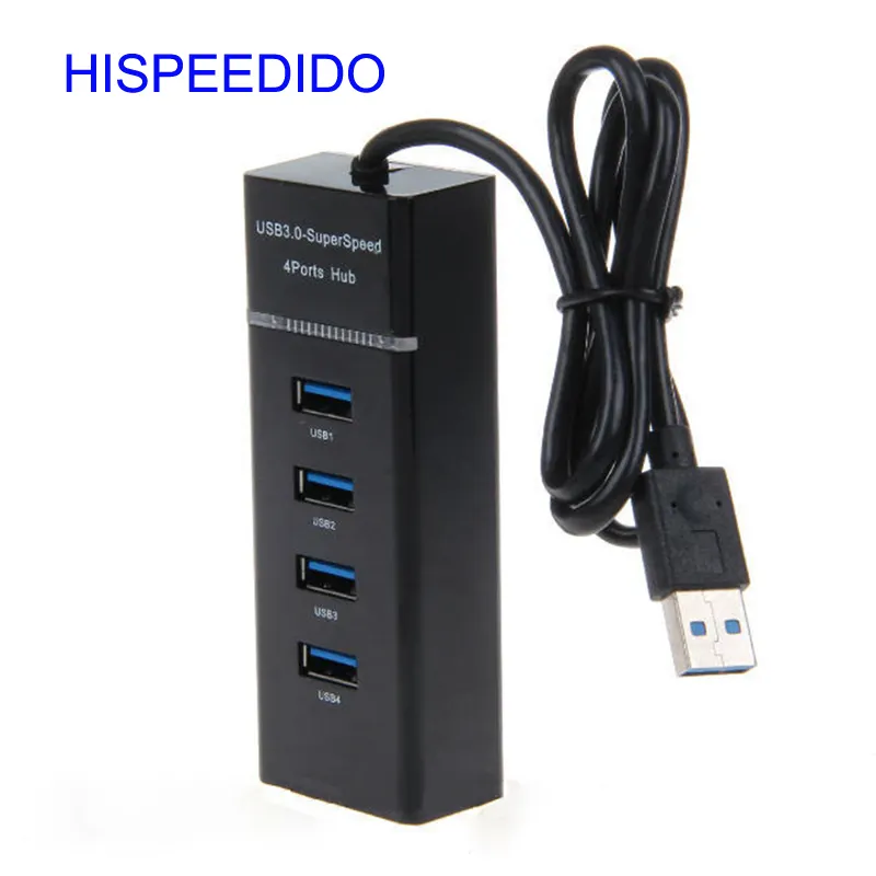 Nouveau style HUB USB 3.0 5Gbp 4 Ports USB3.0 HUB Adaptateur Répartiteur Super Vitesse Haute Qualité Périphériques Informatiques Blanc/Noir