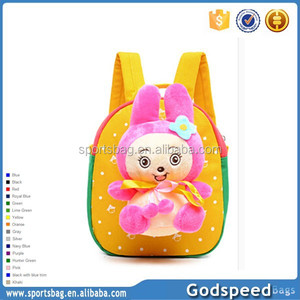 Niños 3D Jump style 2d dibujo <span class=keywords><strong>lienzo</strong></span> suave imagen de dibujos animados mochila del bolso de escuela niños mochila - Product Image 3