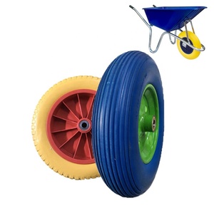Roues <span class=keywords><strong>de</strong></span> <span class=keywords><strong>brouette</strong></span> plates en mousse pu <span class=keywords><strong>tubeless</strong></span> 4.00 — 8, 16 pouces, livraison gratuite - Product Image 4