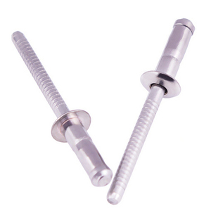 Rivets à tête ronde fraisée à extrémité ouverte en acier inoxydable 304 316, structure unie Unigrip, à enfoncer, <span class=keywords><strong>pour</strong></span> fixation de tambour unique - Product Image 1