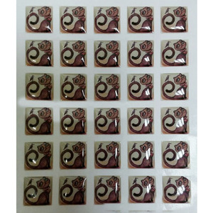 Lettre autocollante gel en fibre <span class=keywords><strong>de</strong></span> carbone, autocollant coloré si 25mm, taille standard du marché britannique, couleur pailletée, vente en gros - Product Image 4