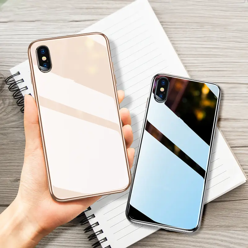 Trending Shockproof Proof Soft Tpu Silicone Mirror Phone Case For Iphone X Xs Xr 6s 7 8 Plus