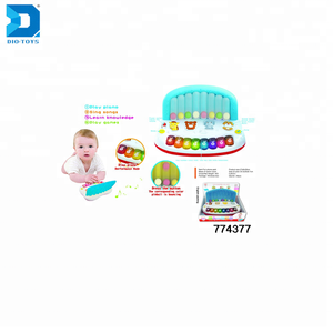 Drôle coloré électrique bébé enseignement musical <span class=keywords><strong>piano</strong></span> jouet avec la lumière - Product Image 1