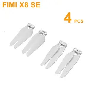 Hélice para rc quadcopter fimi x8 se, peças originais, 4 peças dobráveis de liberação rápida para xiaomi mi 8 se, acessórios