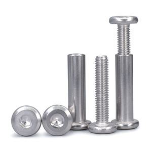 M2.5 Flat Head <strong>Screw</strong> <strong>Copper</strong>/aluminium Anodized Color Chicago /blinding Post Book <strong>Screw</strong> - Product Image 4