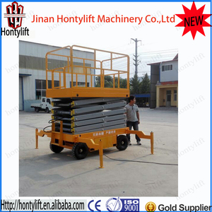 Nuevo diseño de porcelana pequeño eléctrico upright <span class=keywords><strong>contrabajo</strong></span> elevador de tijera móvil - Product Image 1