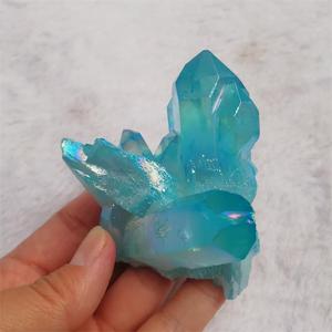 Commercio All'ingrosso di massa Aura Quarzo Blu di Cristallo Uva <span class=keywords><strong>Cluster</strong></span> Grezzo <span class=keywords><strong>Cluster</strong></span> di Cristallo Per I Regali di Souvenir