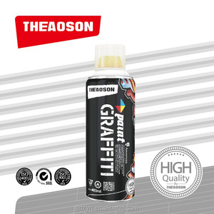 THEAOSON 450ml प्रधानमंत्री उच्च दबाव चमक फ्लोरोसेंट रंग भित्तिचित्र स्ट्रीट कला भित्ति एक्रिलिक स्प्रे पेंट - Product Image 3