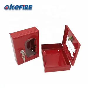 Okefire 安全安全存储紧急破碎玻璃消防钥匙盒