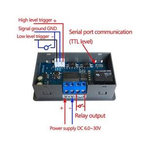 XY-WJ01 one-way relay module <strong>cycle</strong> trigger delay power off delay <strong>timing</strong> <strong>circuit</strong> <strong>switch</strong> 12/24V - Product Image 3