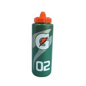 Toptan moda özel Logo tasarım 32oz plastik spor şişesi plastik joyshaker BPA ücretsiz