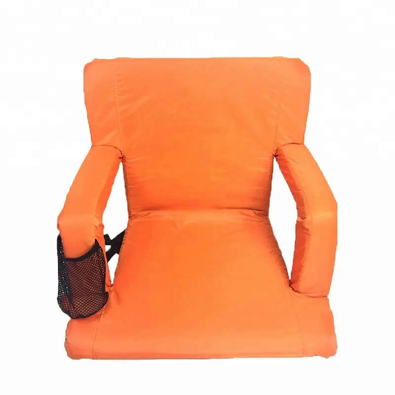 Chaise de sol d'extérieur pliable, siège de stade de sport pliable, chaise de blanchiment Portable et inclinable