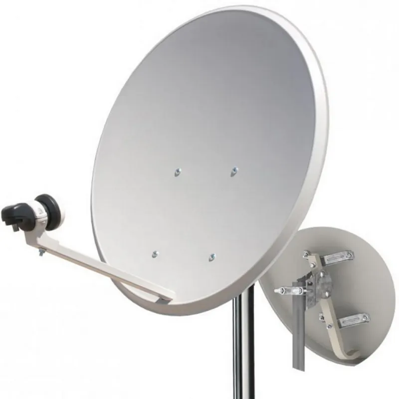 Antena receptora de TV satelital, antena de 60 cm con banda Ku