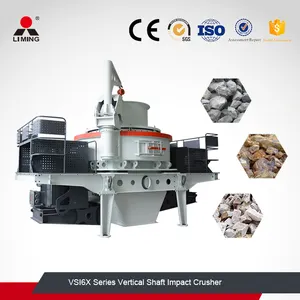 VSI6X سلسلة كسّارة بقوّة الارتطام بمحور عامدي vsi ماكينة لصُنع الرمال الصناعية السعر