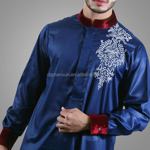 ملابس إسلامية حديثة مطرزة ثوب رجالي - Product Image 4