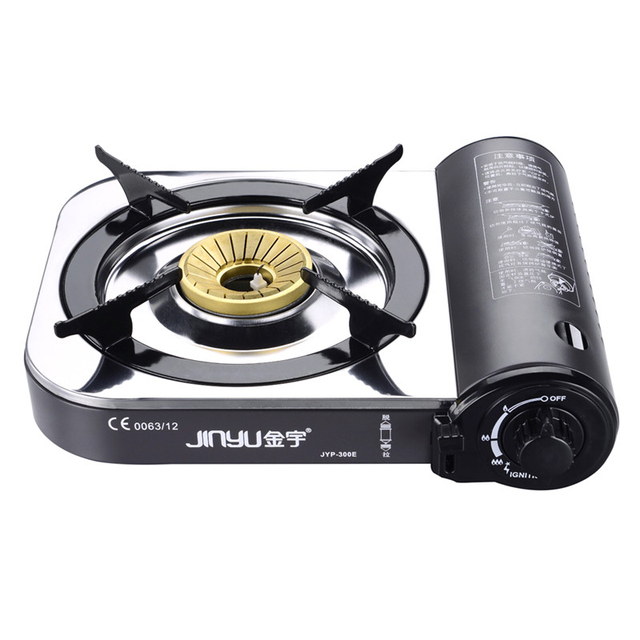 Gas ONE Propane or Butane Stove JinYu300E Dual Fuel Portable Camping and Backpacking Gas Stove Burner With Carrying Case