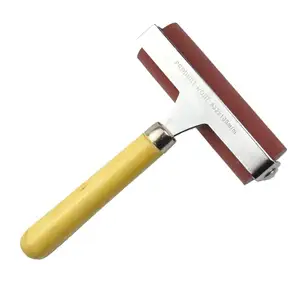 Printmaking Craft Projects Etching Artists 4-Inch Paint Roller Brush Hard Rubber Roller Brayer