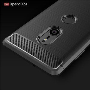 Bàn Chải mới Carbon Mô Hình Silicone TPU Vỏ Điện Thoại Di Động Điện Thoại Trường Hợp Đối Với Sony <span class=keywords><strong>Xperia</strong></span> XZ3 - Product Image 5