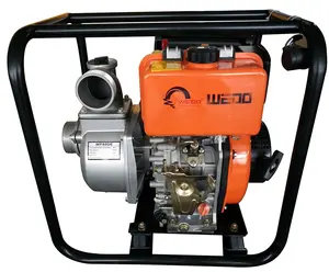 178F 3inch 6HP irrigation portable diesel engine water pump self-priming pump trahs pump